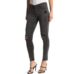 ADRIANO GOLDSCHMIED The Legging Ankle Super Skinny Gray Jeans Size 26  N…